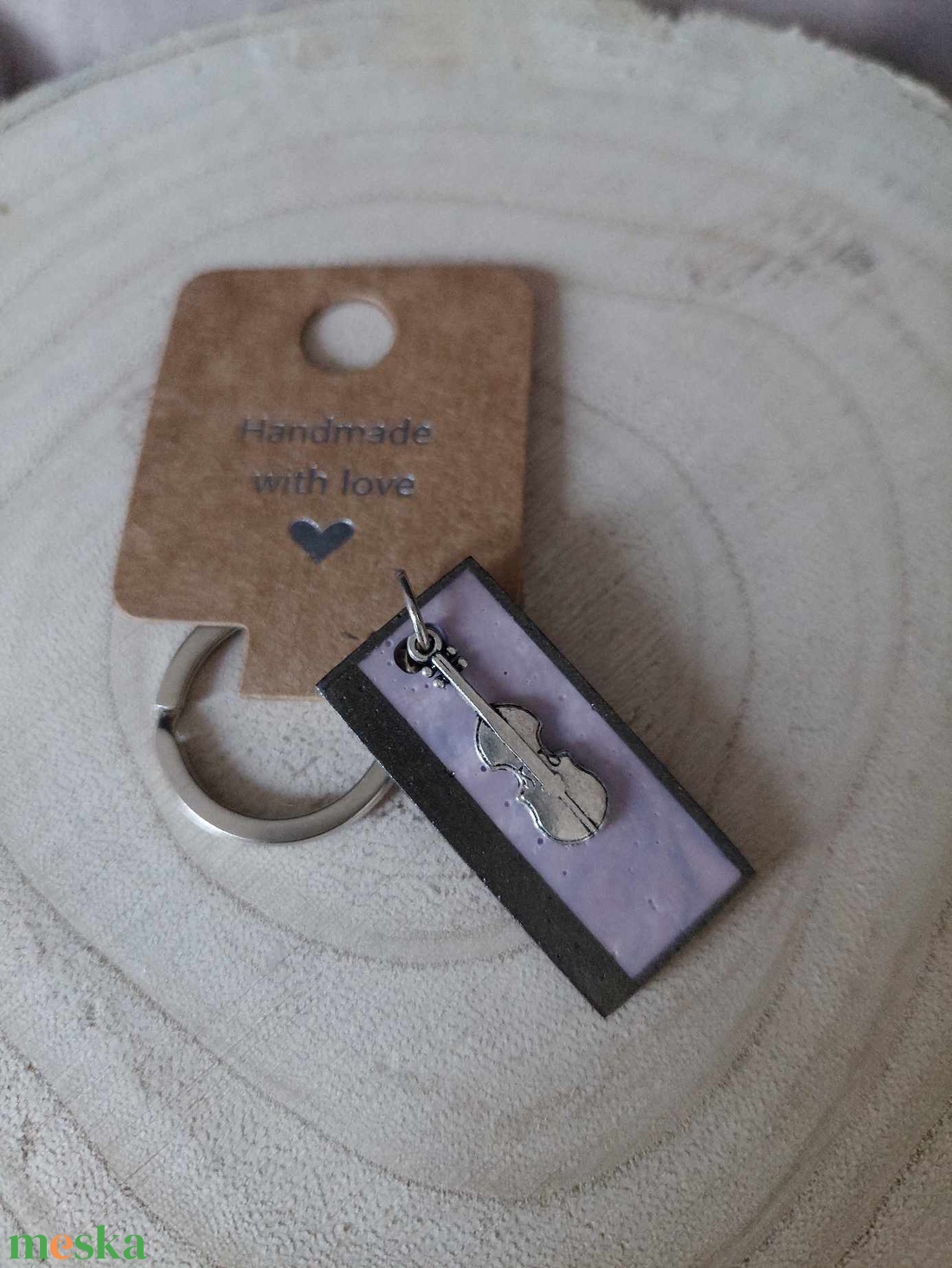 Kulcstartó Violin - táska & tok - kulcstartó & táskadísz - kulcstartó - Meska.hu