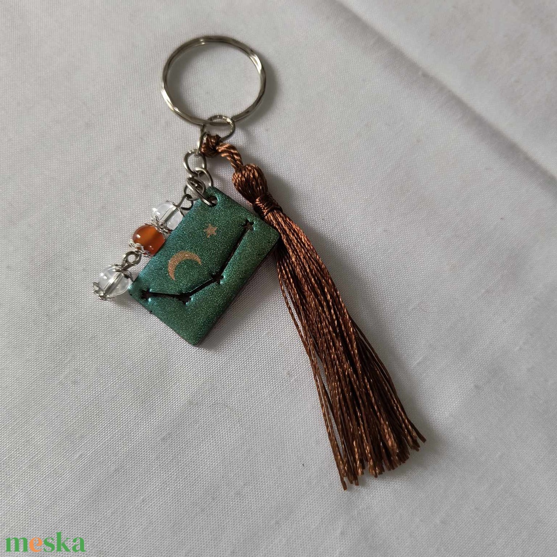 Kos horoszkópos kulcstartó 1 - táska & tok - kulcstartó & táskadísz - kulcstartó - Meska.hu