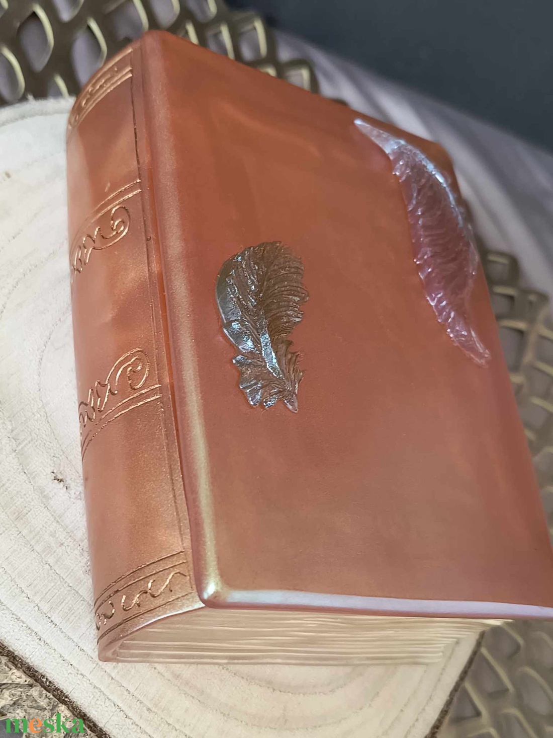 Könyv alakú dobozka - otthon & életmód - dekoráció - asztal és polc dekoráció - díszdoboz - Meska.hu