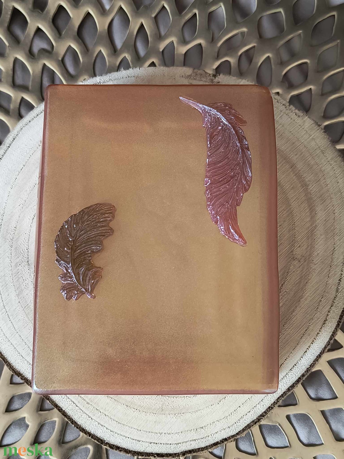 Könyv alakú dobozka - otthon & életmód - dekoráció - asztal és polc dekoráció - díszdoboz - Meska.hu