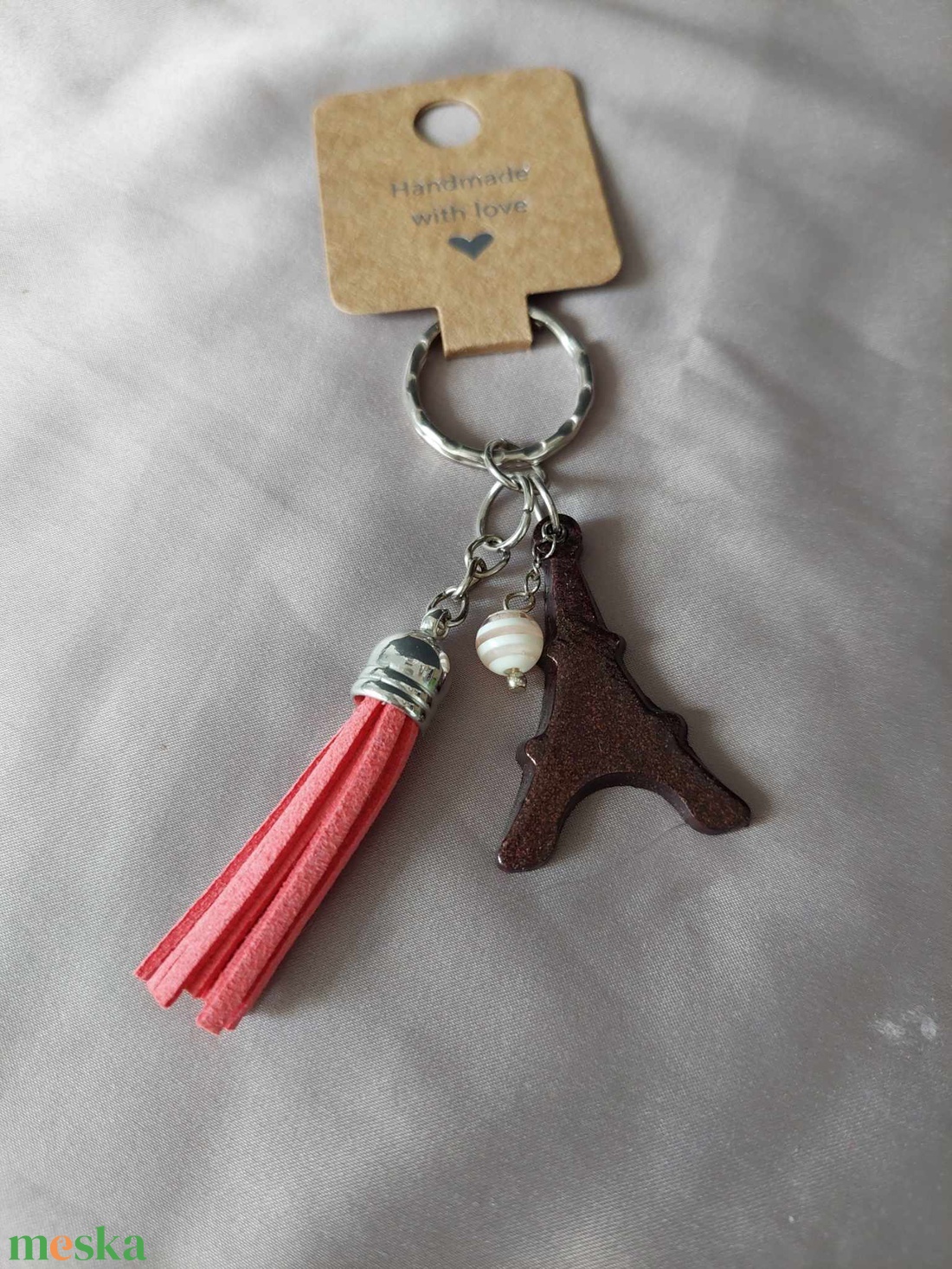 Franciaország a kedvenc országom -kulcstartó - táska & tok - kulcstartó & táskadísz - kulcstartó - Meska.hu