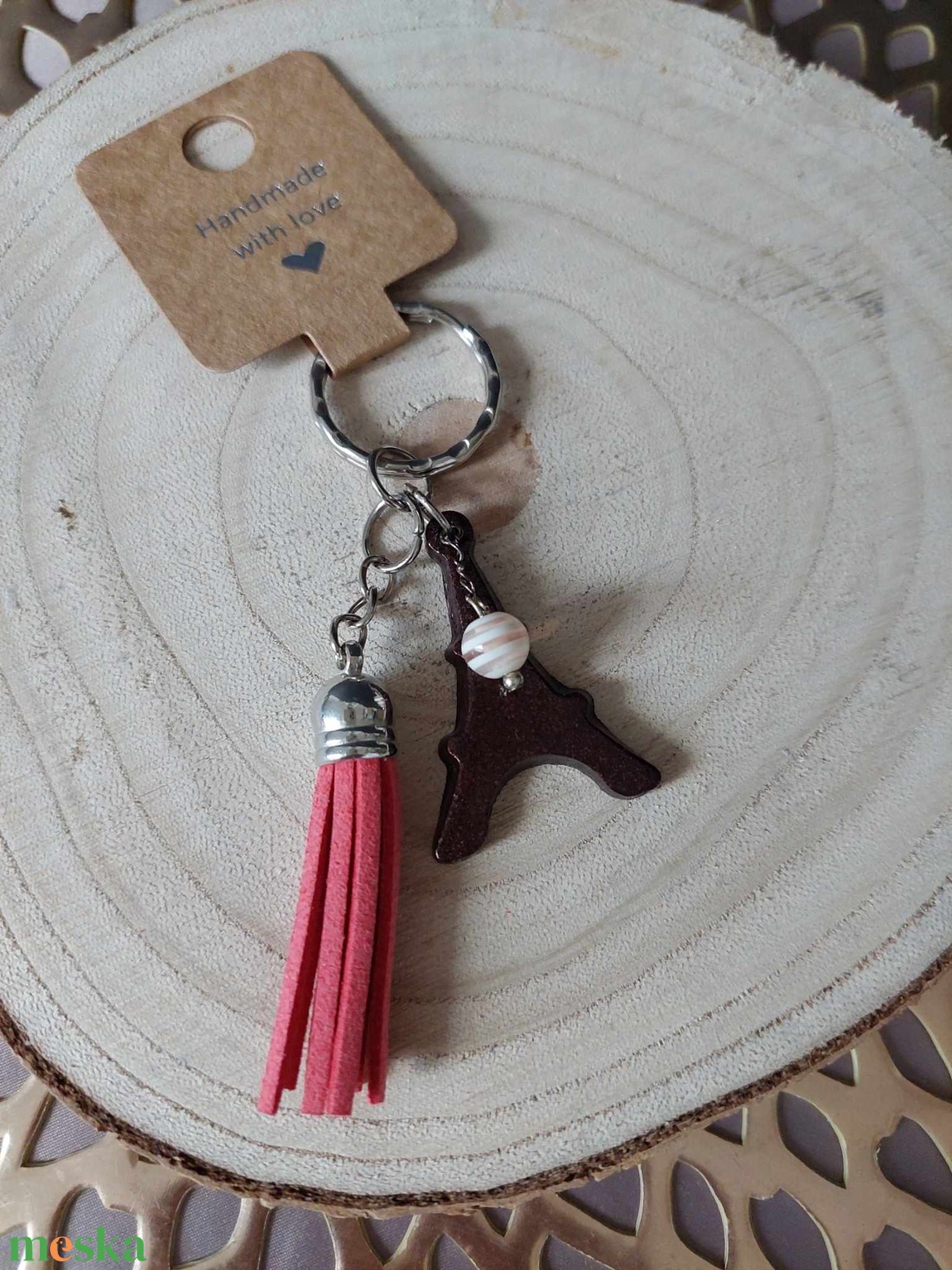 Franciaország a kedvenc országom -kulcstartó - táska & tok - kulcstartó & táskadísz - kulcstartó - Meska.hu