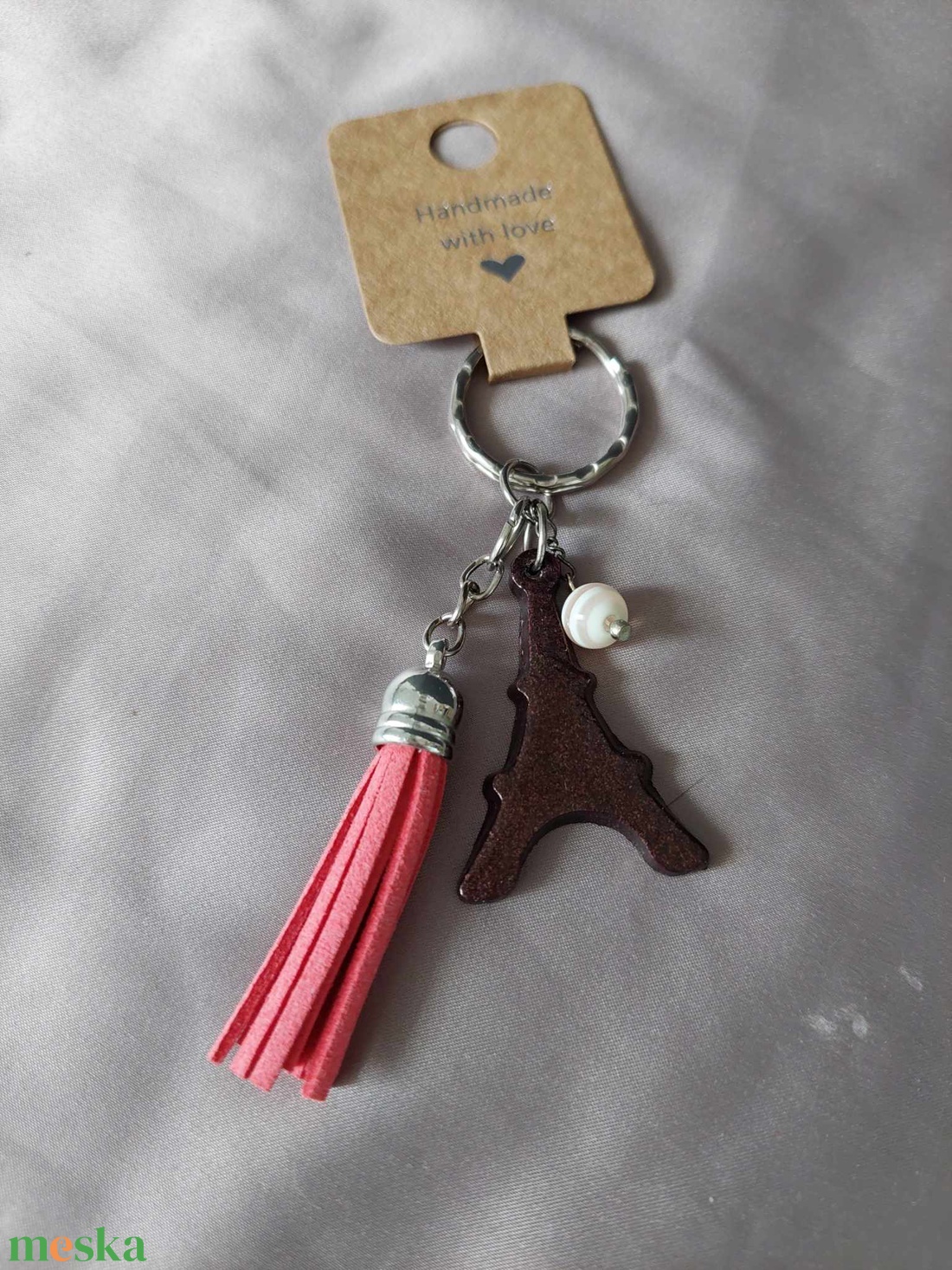 Franciaország a kedvenc országom -kulcstartó - táska & tok - kulcstartó & táskadísz - kulcstartó - Meska.hu