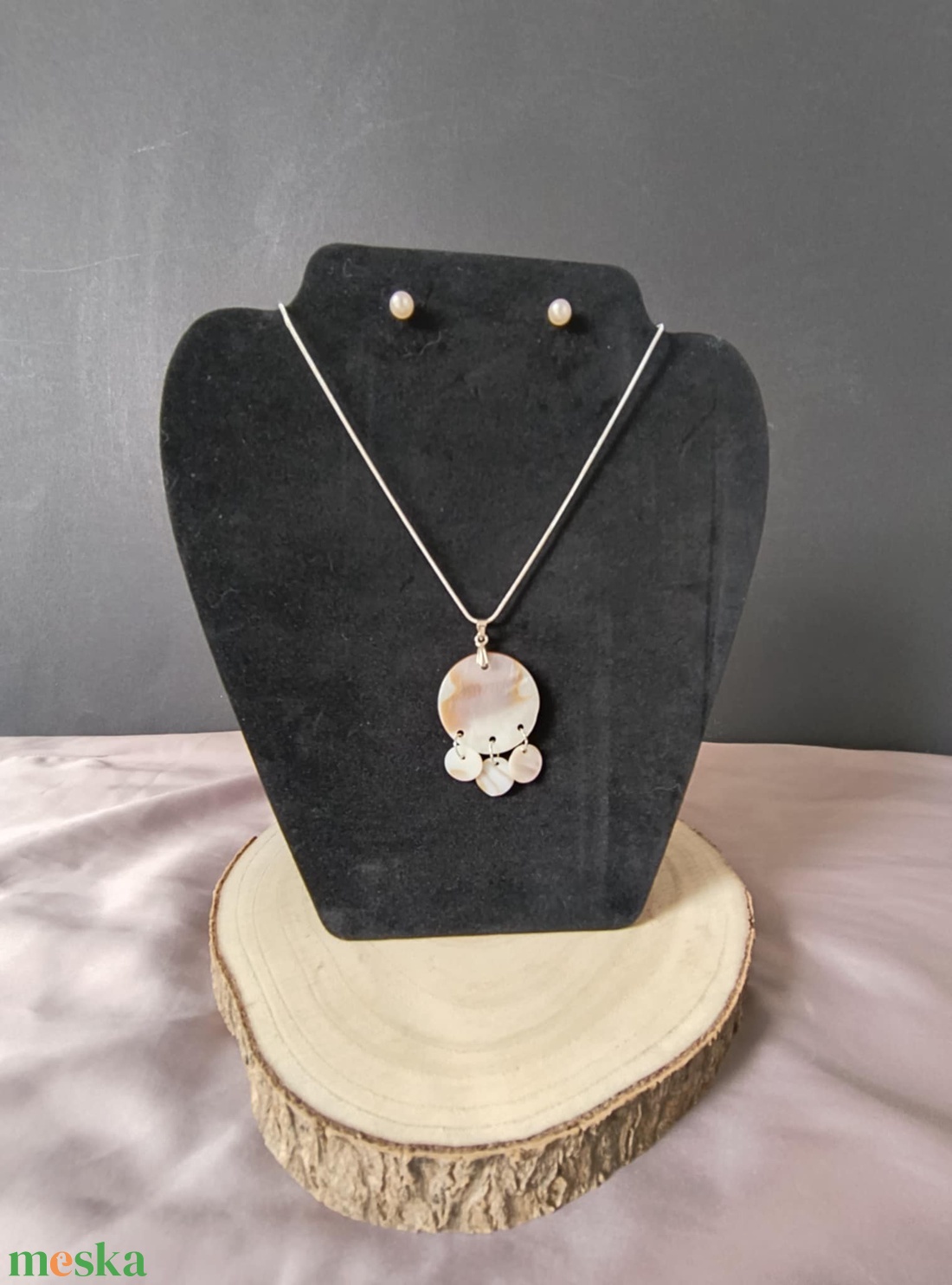 Gyöngyház ékszerszett - ékszer - ékszerszett - Meska.hu