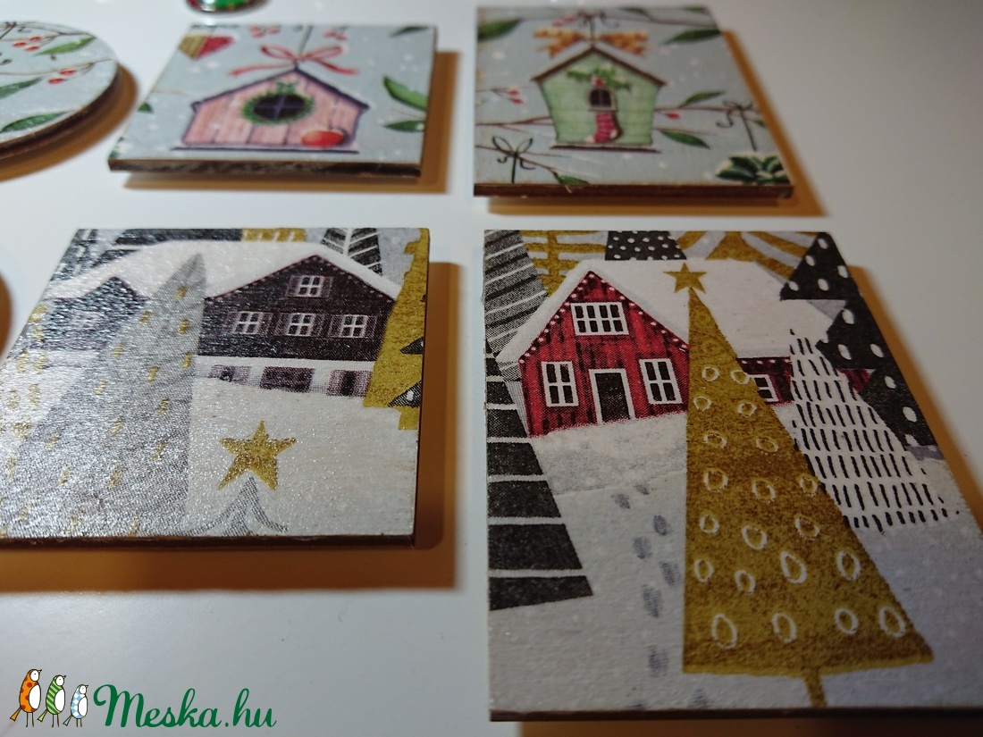 Téli karácsonyi dekupázs decoupage fa hűtőmágnes - otthon & életmód - konyhafelszerelés, tálalás - Meska.hu Téli karácsonyi dekupázs decoupage fa hűtőmágnes - otthon & életmód - konyhafelszerelés, tálalás - Meska.hu