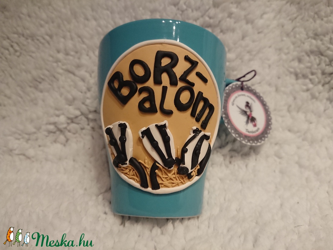 Borzalom Borz-alom vicces mókás mintás bögre gyurma díszítéssel - otthon & életmód - konyhafelszerelés, tálalás - tálalás - bögre & csésze - Meska.hu Borzalom Borz-alom vicces mókás mintás bögre gyurma díszítéssel - otthon & életmód - konyhafelszerelés, tálalás - tálalás - bögre & csésze - Meska.hu