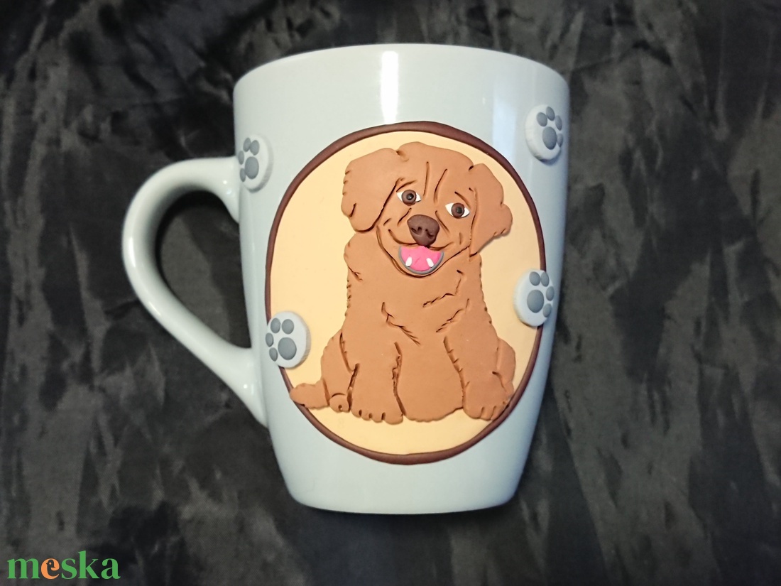 Labrador kutya figura mintás bögre gyurma díszítéssel - otthon & életmód - konyhafelszerelés, tálalás - tálalás - bögre & csésze - Meska.hu Labrador kutya figura mintás bögre gyurma díszítéssel - otthon & életmód - konyhafelszerelés, tálalás - tálalás - bögre & csésze - Meska.hu