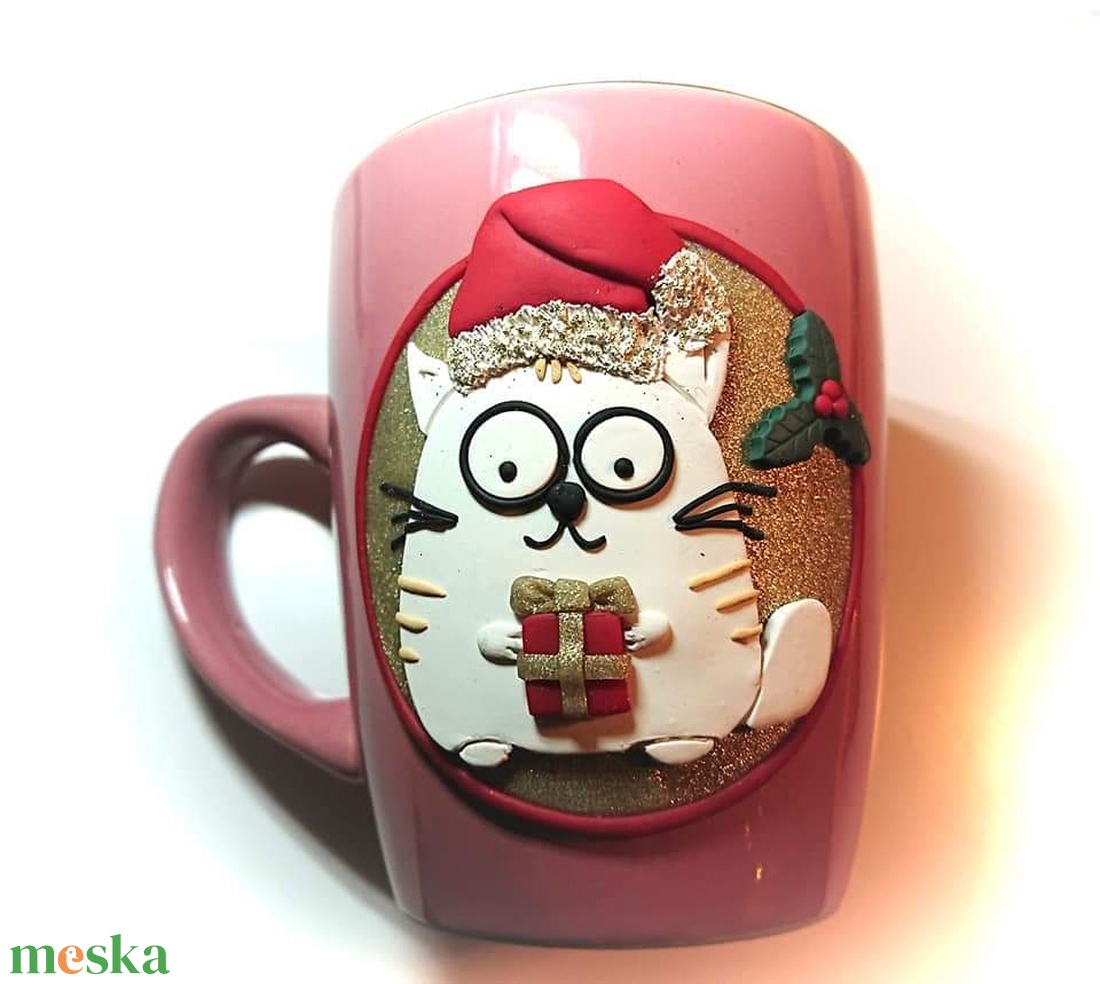 Cica macska figura mintás bögre gyurma díszítéssel Valentin nap születésnap ajándék Nici - otthon & életmód - konyhafelszerelés, tálalás - tálalás - bögre & csésze - Meska.hu Cica macska figura mintás bögre gyurma díszítéssel Valentin nap születésnap ajándék Nici - otthon & életmód - konyhafelszerelés, tálalás - tálalás - bögre & csésze - Meska.hu