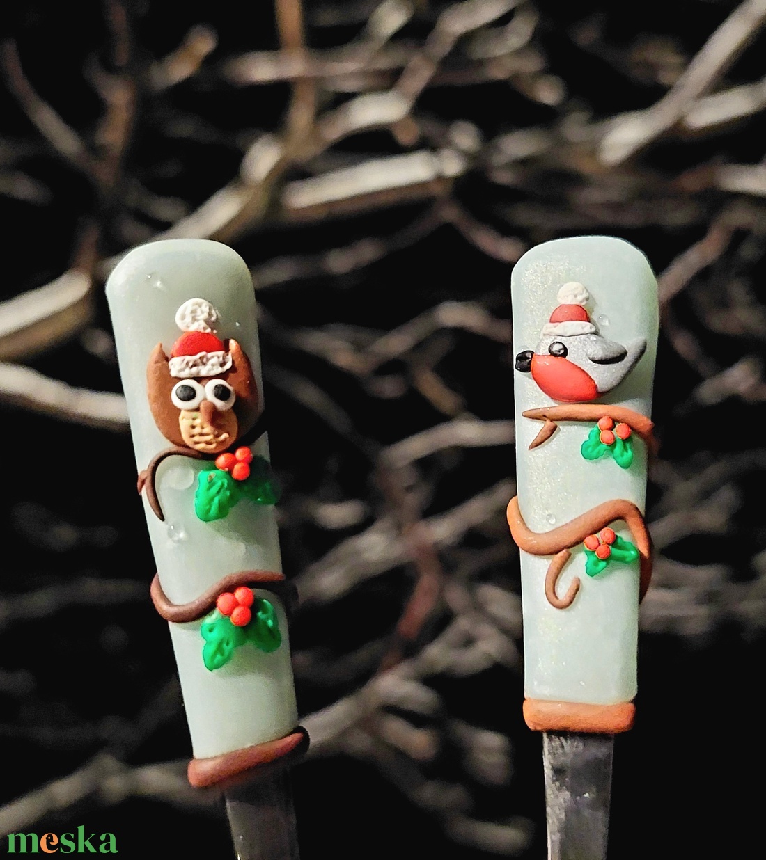 Karácsonyi téli mintás kiskanál gyurma díszítéssel fahéj narancs angyalka rénszarvas - otthon & életmód - konyhafelszerelés, tálalás - tálalás - kanál & villa - Meska.hu Karácsonyi téli mintás kiskanál gyurma díszítéssel fahéj narancs angyalka rénszarvas - otthon & életmód - konyhafelszerelés, tálalás - tálalás - kanál & villa - Meska.hu