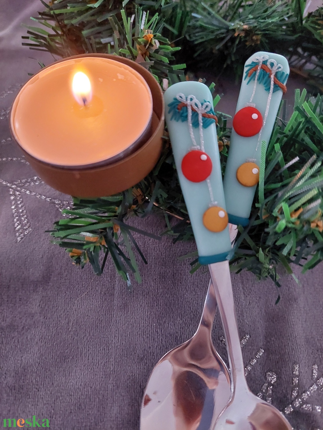 Karácsonyi téli mintás kiskanál gyurma díszítéssel fahéj narancs angyalka rénszarvas - otthon & életmód - konyhafelszerelés, tálalás - tálalás - kanál & villa - Meska.hu Karácsonyi téli mintás kiskanál gyurma díszítéssel fahéj narancs angyalka rénszarvas - otthon & életmód - konyhafelszerelés, tálalás - tálalás - kanál & villa - Meska.hu
