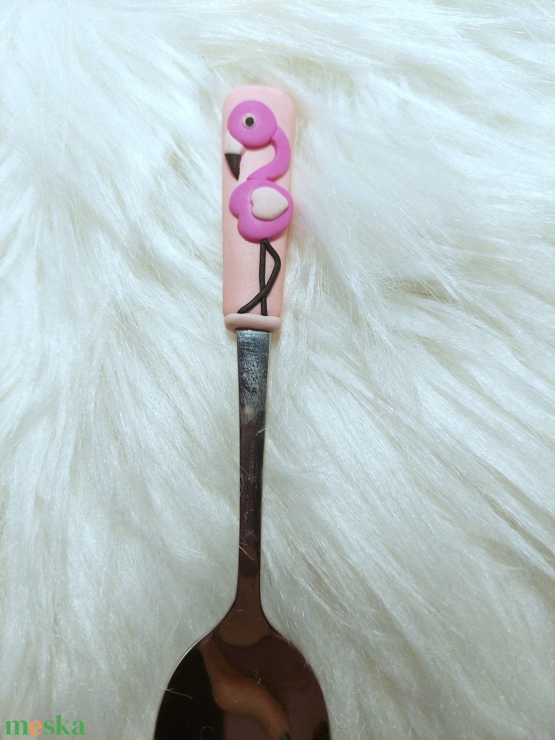 Pink flamingó mintás kiskanál gyurma díszítéssel  - otthon & életmód - konyhafelszerelés, tálalás - tálalás - kanál & villa - Meska.hu Pink flamingó mintás kiskanál gyurma díszítéssel  - otthon & életmód - konyhafelszerelés, tálalás - tálalás - kanál & villa - Meska.hu
