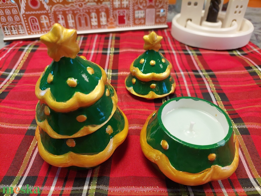 Szójaviasz illatgyertya kerámia tartóban Karácsony  - otthon & életmód - gyertya, illat, aroma - gyertya - Meska.hu