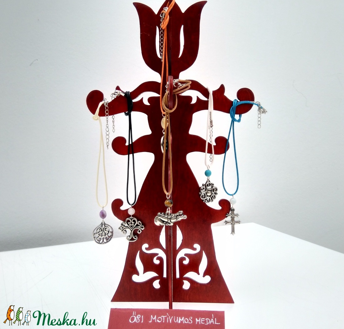 Aranyszarvas-ősi magyar motívum - ékszer - nyaklánc - medál - Meska.hu