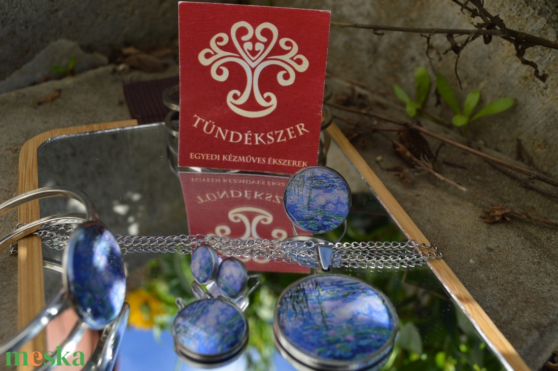 Monet festmény reprodukció: Vízililiomok acél medál - művészet - grafika & illusztráció - művészi nyomat - Meska.hu Monet festmény reprodukció: Vízililiomok acél medál - művészet - grafika & illusztráció - művészi nyomat - Meska.hu
