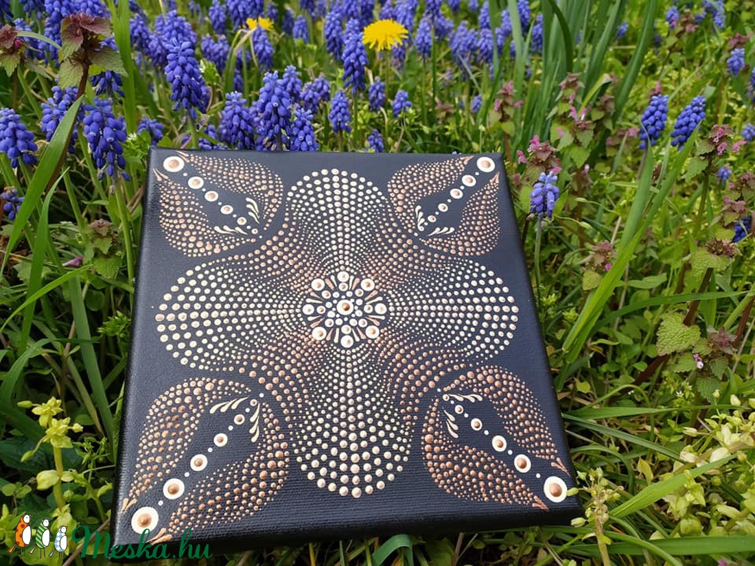 3D mandala bronz és rose gold színekkel - otthon & életmód - dekoráció - Meska.hu