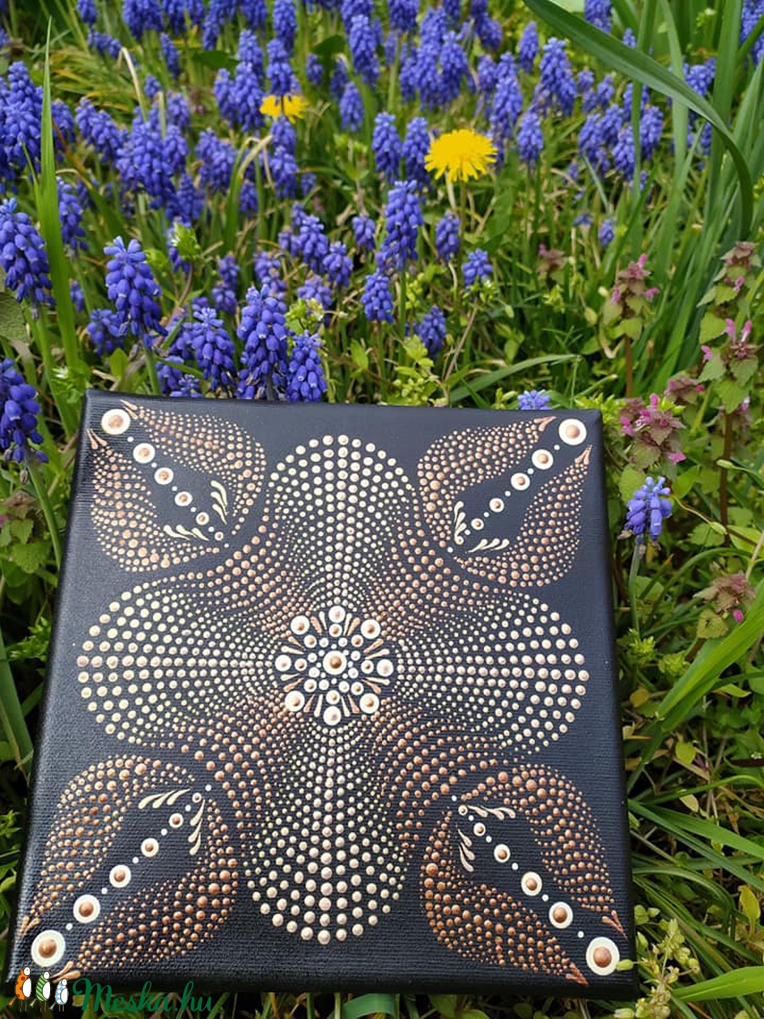 3D mandala bronz és rose gold színekkel - otthon & életmód - dekoráció - Meska.hu