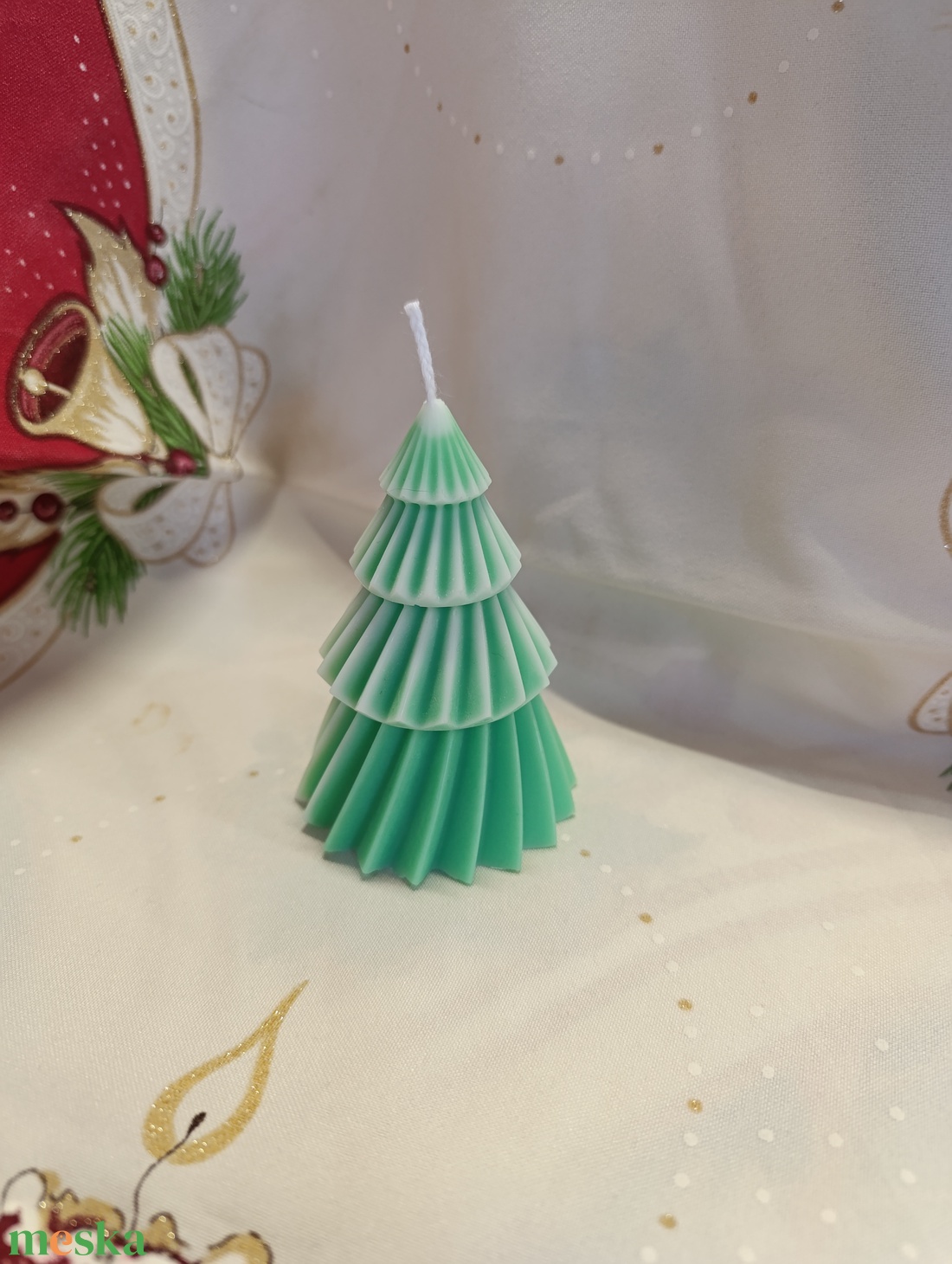 Fenyő szójaviasz gyertya - kellékek & szerszámok - dekorációs kellékek - dekorációs gyertya - Meska.hu