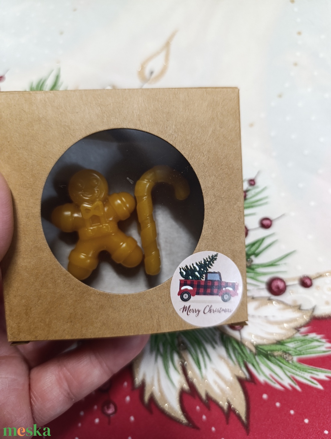 Mézi illatviasz dobozban  - otthon & életmód - gyertya, illat, aroma - illatviasz - Meska.hu