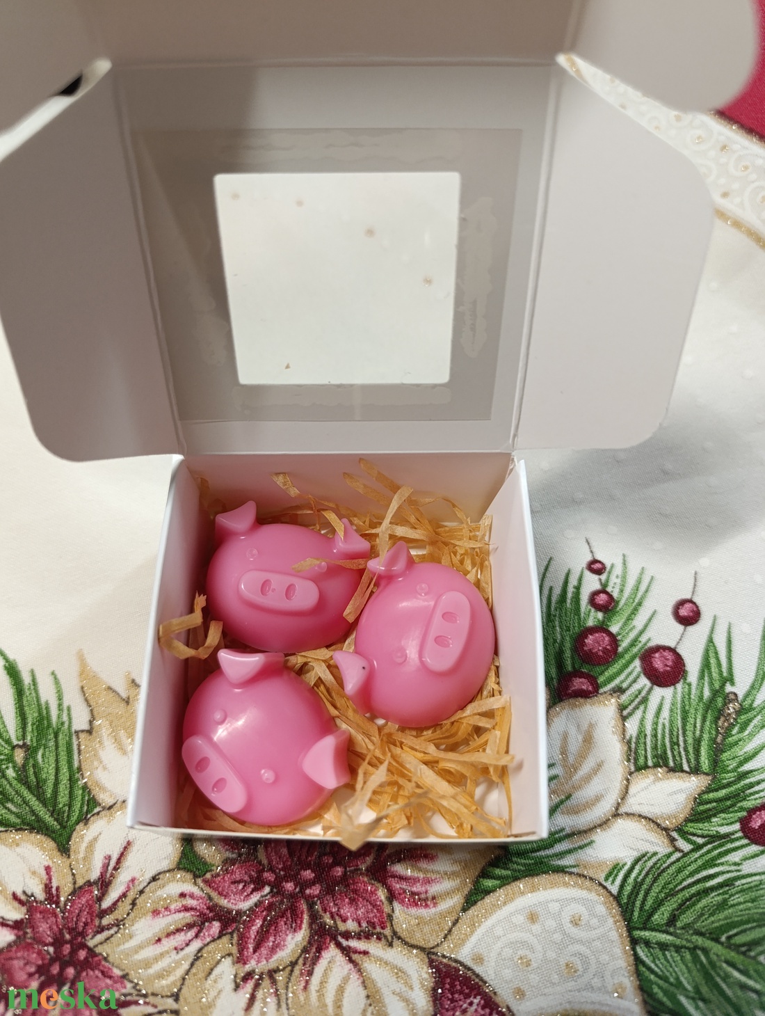 Malac illatviasz dobozban  - otthon & életmód - gyertya, illat, aroma - illatviasz - Meska.hu