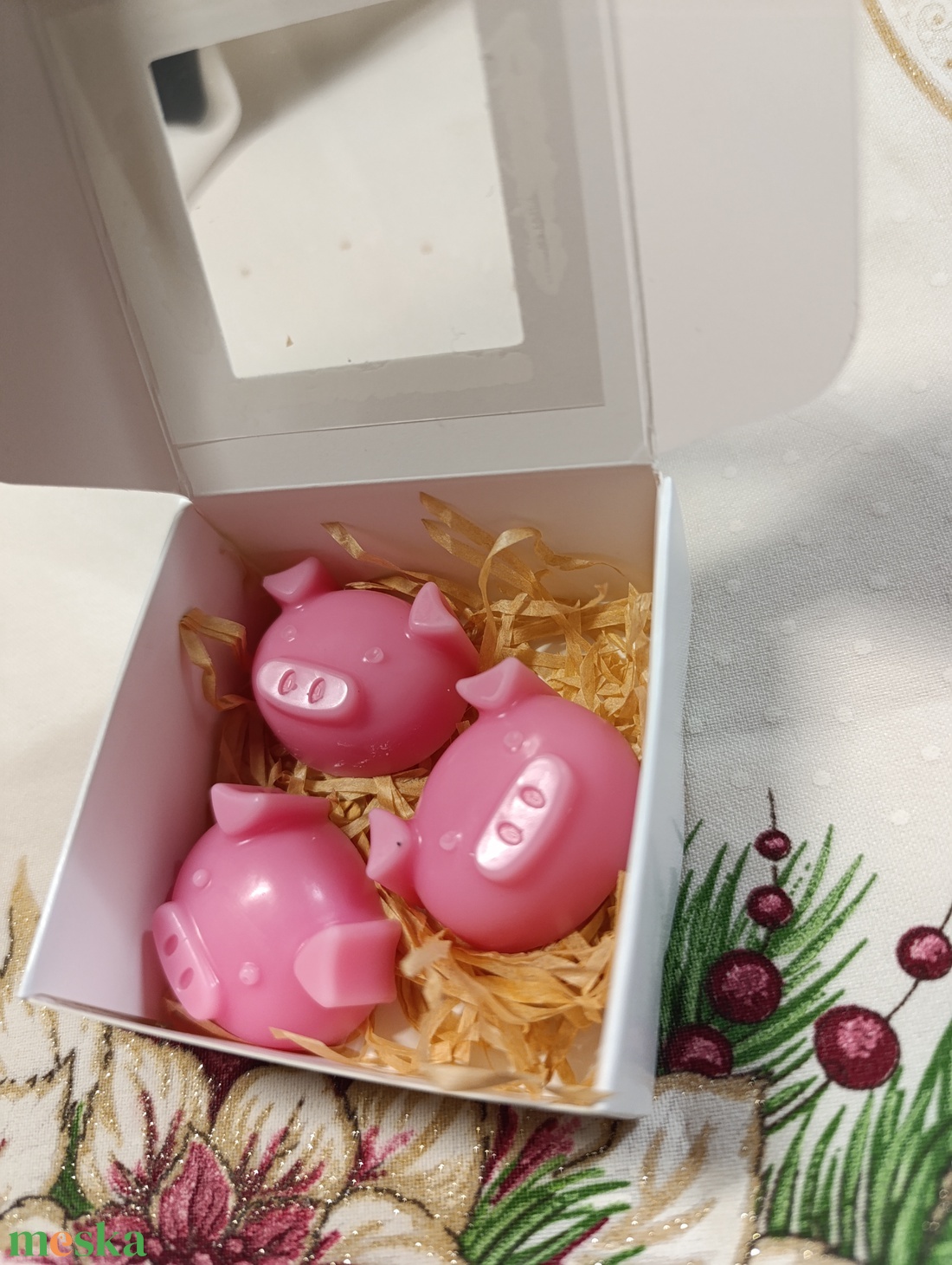 Malac illatviasz dobozban  - otthon & életmód - gyertya, illat, aroma - illatviasz - Meska.hu