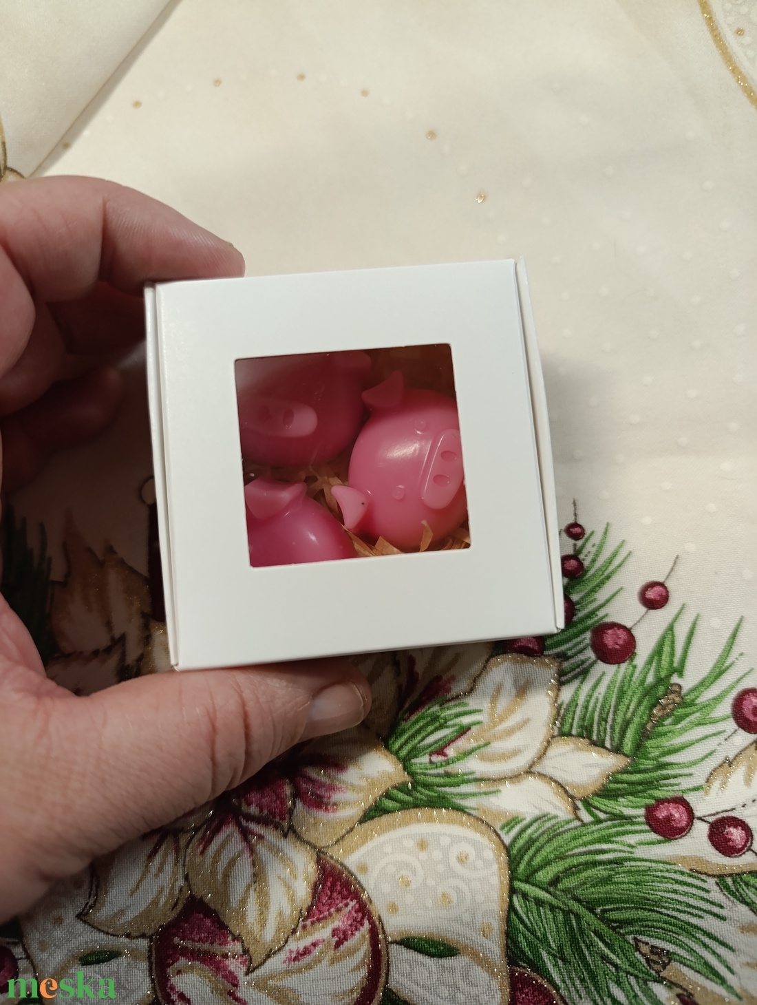 Malac illatviasz dobozban  - otthon & életmód - gyertya, illat, aroma - illatviasz - Meska.hu