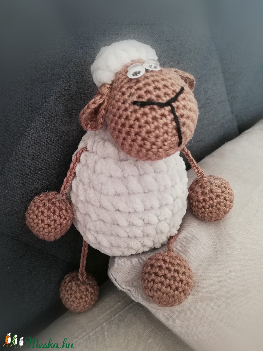 Horgolt bárány birka - játék & sport - Meska.hu