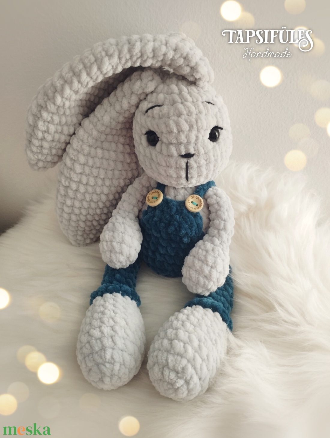 Horgolt plüss nyuszi nyúl amigurumi - játék & sport - plüssállat & játékfigura - nyuszi - Meska.hu Horgolt plüss nyuszi nyúl amigurumi - játék & sport - plüssállat & játékfigura - nyuszi - Meska.hu
