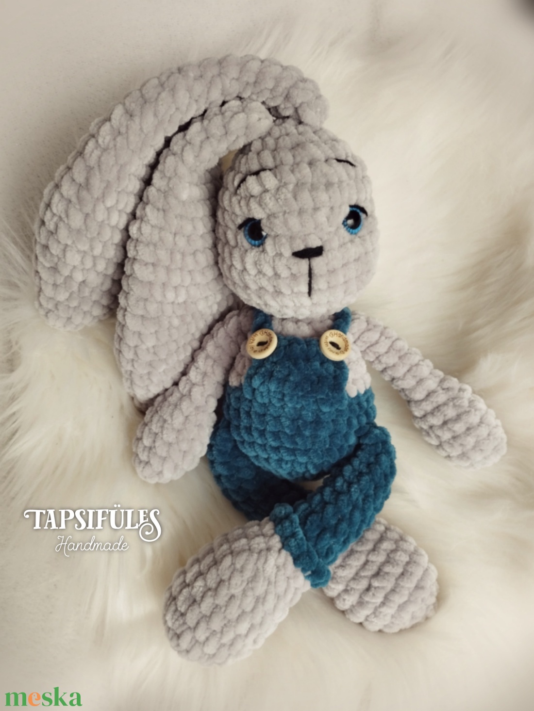 Horgolt plüss nyuszi nyúl amigurumi - játék & sport - plüssállat & játékfigura - nyuszi - Meska.hu Horgolt plüss nyuszi nyúl amigurumi - játék & sport - plüssállat & játékfigura - nyuszi - Meska.hu