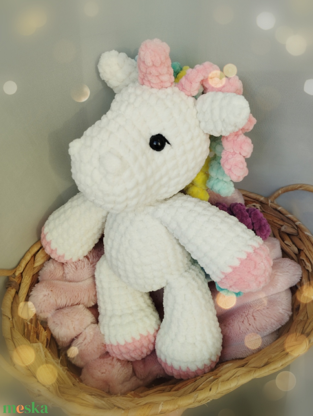 Aurora plüss unikornis horgolásminta amigurumi - diy (csináld magad) - szabásminta, útmutató - Meska.hu