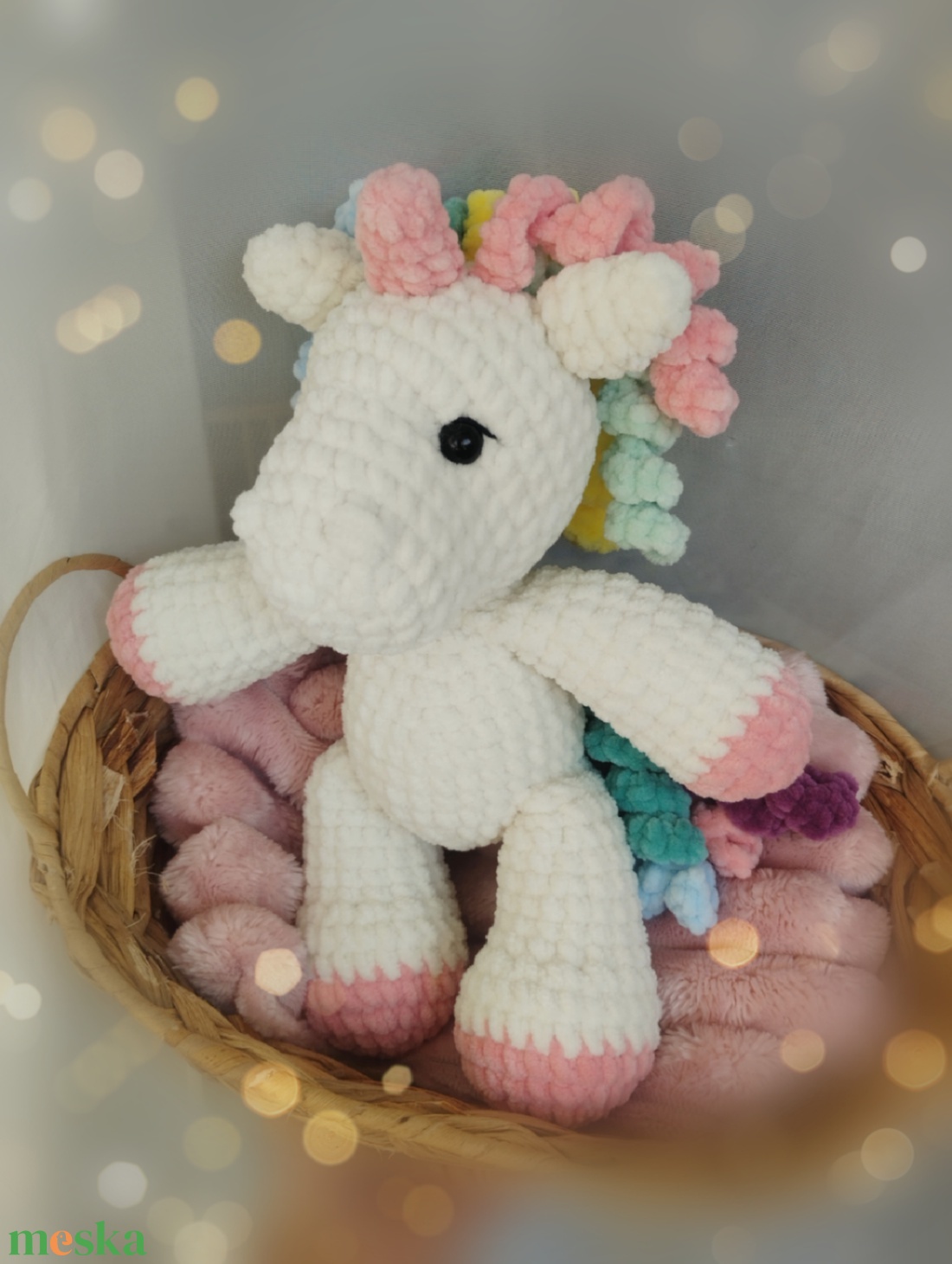 Aurora plüss unikornis horgolásminta amigurumi - diy (csináld magad) - szabásminta, útmutató - Meska.hu