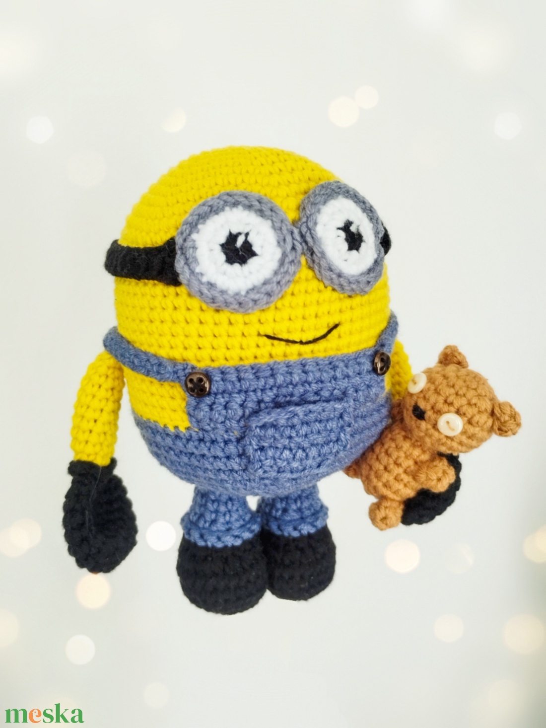 Bob minion és maci horgolásminta amigurumi - diy (csináld magad) - szabásminta, útmutató - horgolási minta - Meska.hu