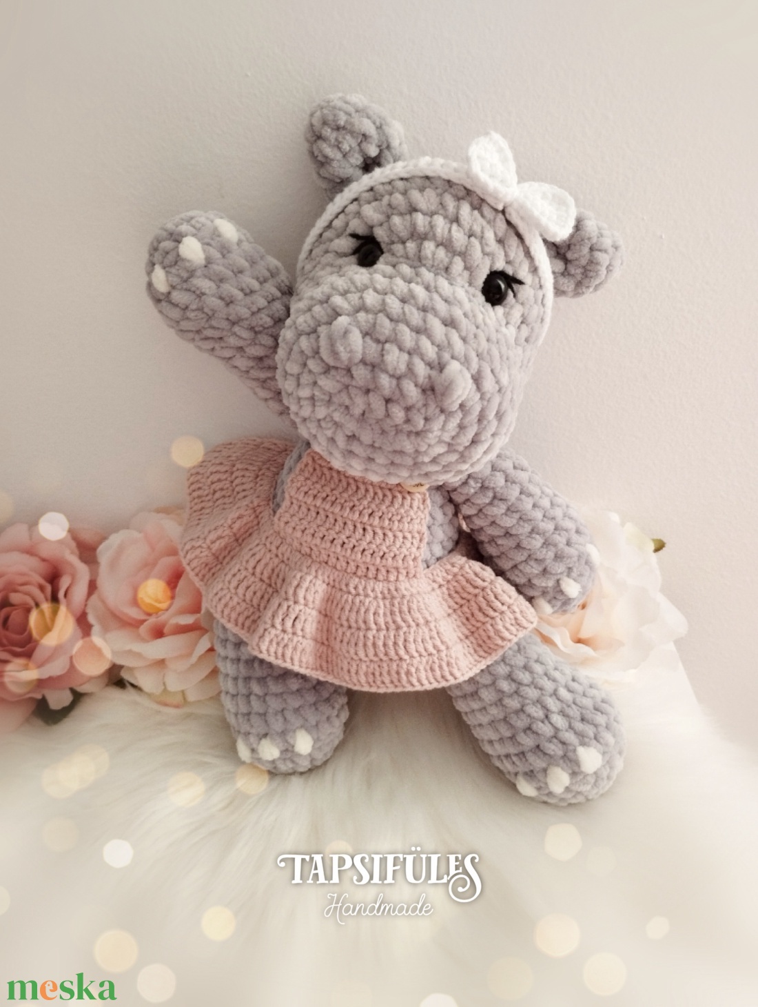 Nina plüss víziló + szoknya horgolásminta amigurumi - diy (csináld magad) - szabásminta, útmutató - horgolási minta - Meska.hu Nina plüss víziló + szoknya horgolásminta amigurumi - diy (csináld magad) - szabásminta, útmutató - horgolási minta - Meska.hu