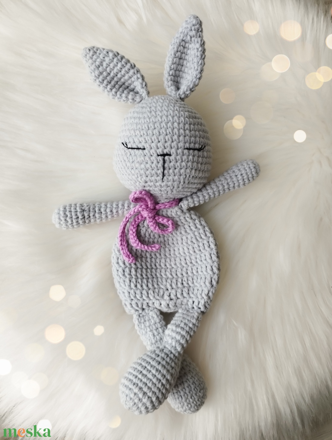 Horgolt levendula nyuszi szundipajti amigurumi - játék & sport - babalátogató ajándékcsomag - Meska.hu Horgolt levendula nyuszi szundipajti amigurumi - játék & sport - babalátogató ajándékcsomag - Meska.hu