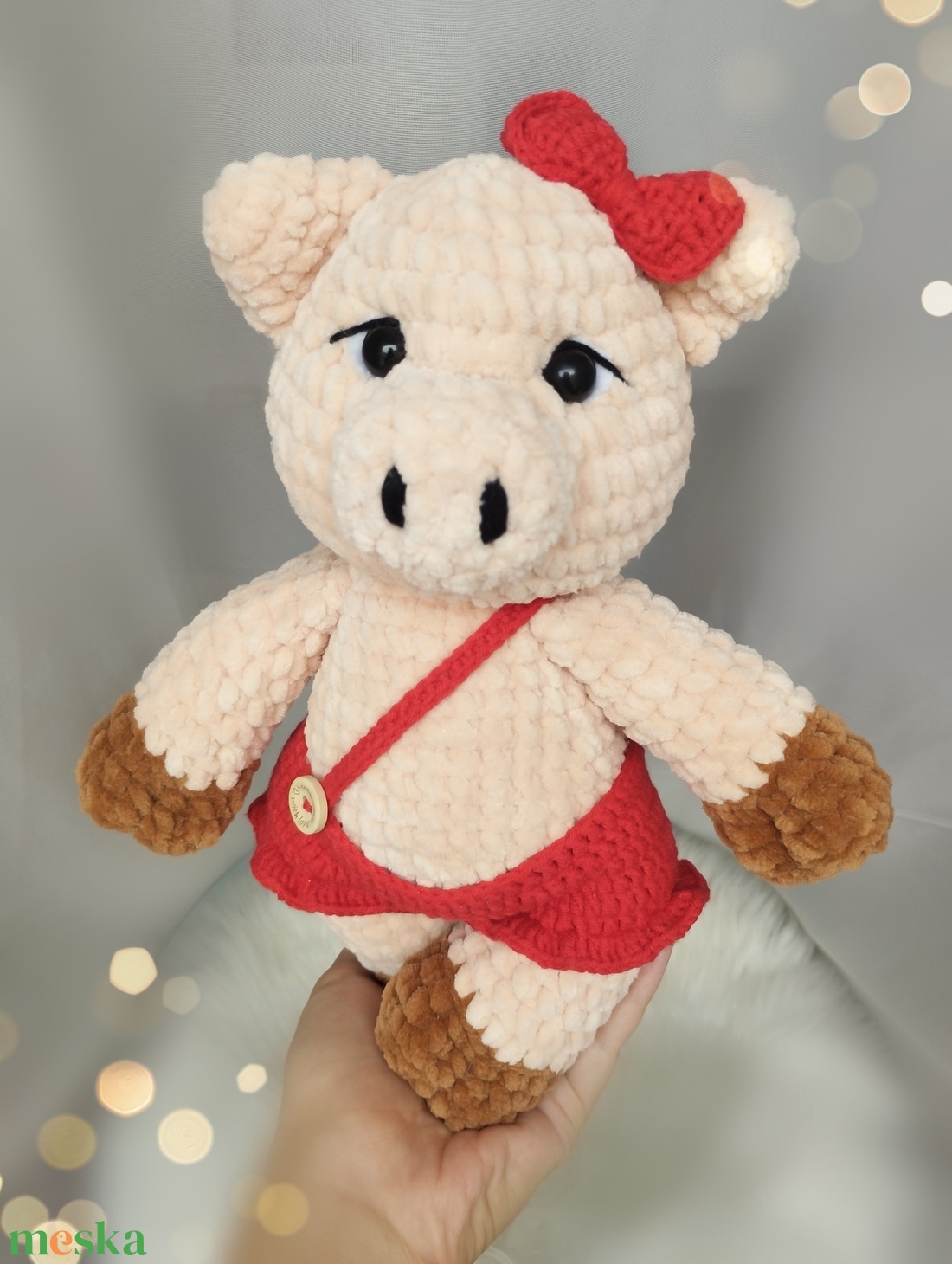 Mazsola plüss malac horgolásminta amigurumi - diy (csináld magad) - szabásminta, útmutató - horgolási minta - Meska.hu Mazsola plüss malac horgolásminta amigurumi - diy (csináld magad) - szabásminta, útmutató - horgolási minta - Meska.hu