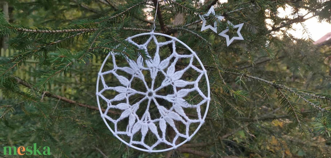 Horgolt mandala ablakdísz - karácsony - karácsonyi lakásdekoráció - karácsonyi ablakdíszek, ablakmatricák - Meska.hu Horgolt mandala ablakdísz - karácsony - karácsonyi lakásdekoráció - karácsonyi ablakdíszek, ablakmatricák - Meska.hu
