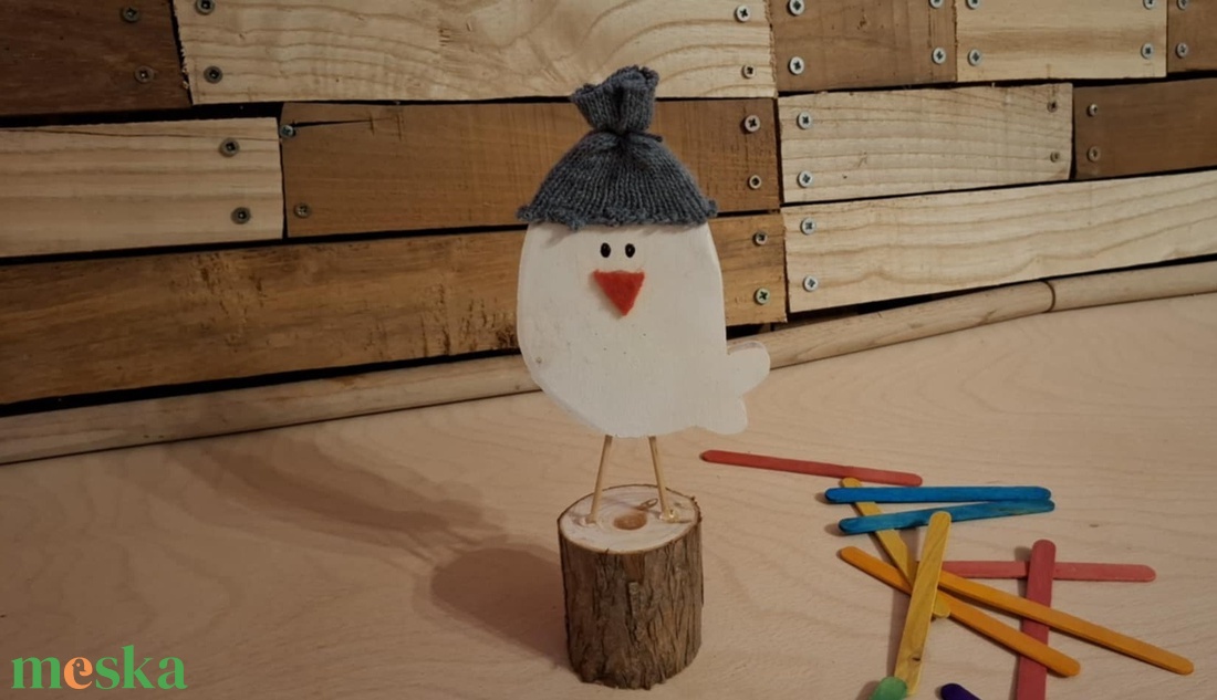 Rönk csibe - otthon & életmód - dekoráció - dísztárgy - Meska.hu