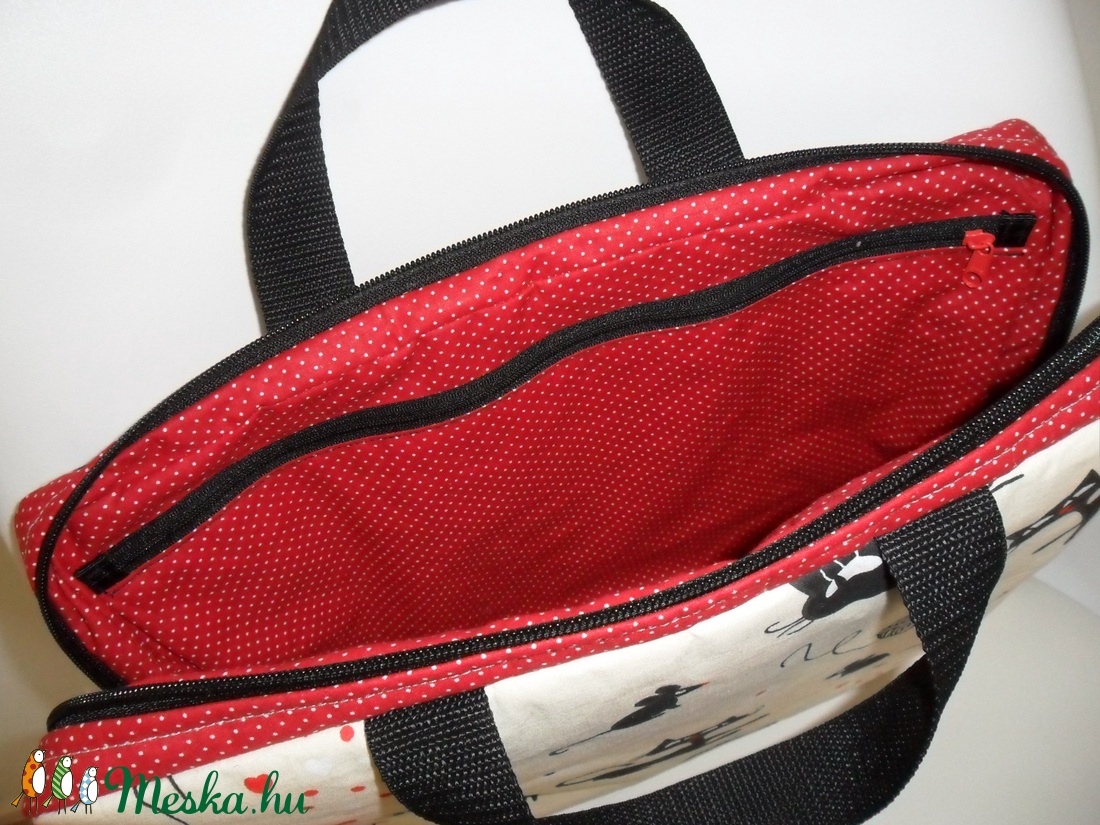 Cica mintás laptop táska rendelésre -  - Meska.hu