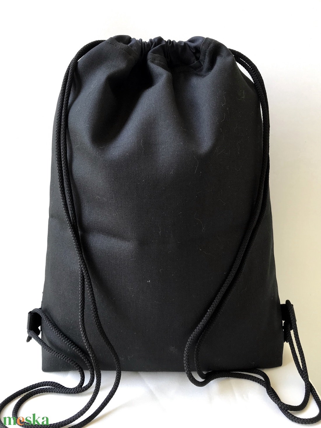 Újságcikk mintás  hátizsák, Gymbag, tornazsák - táska & tok - hátizsák - tornazsák, gymbag - Meska.hu
