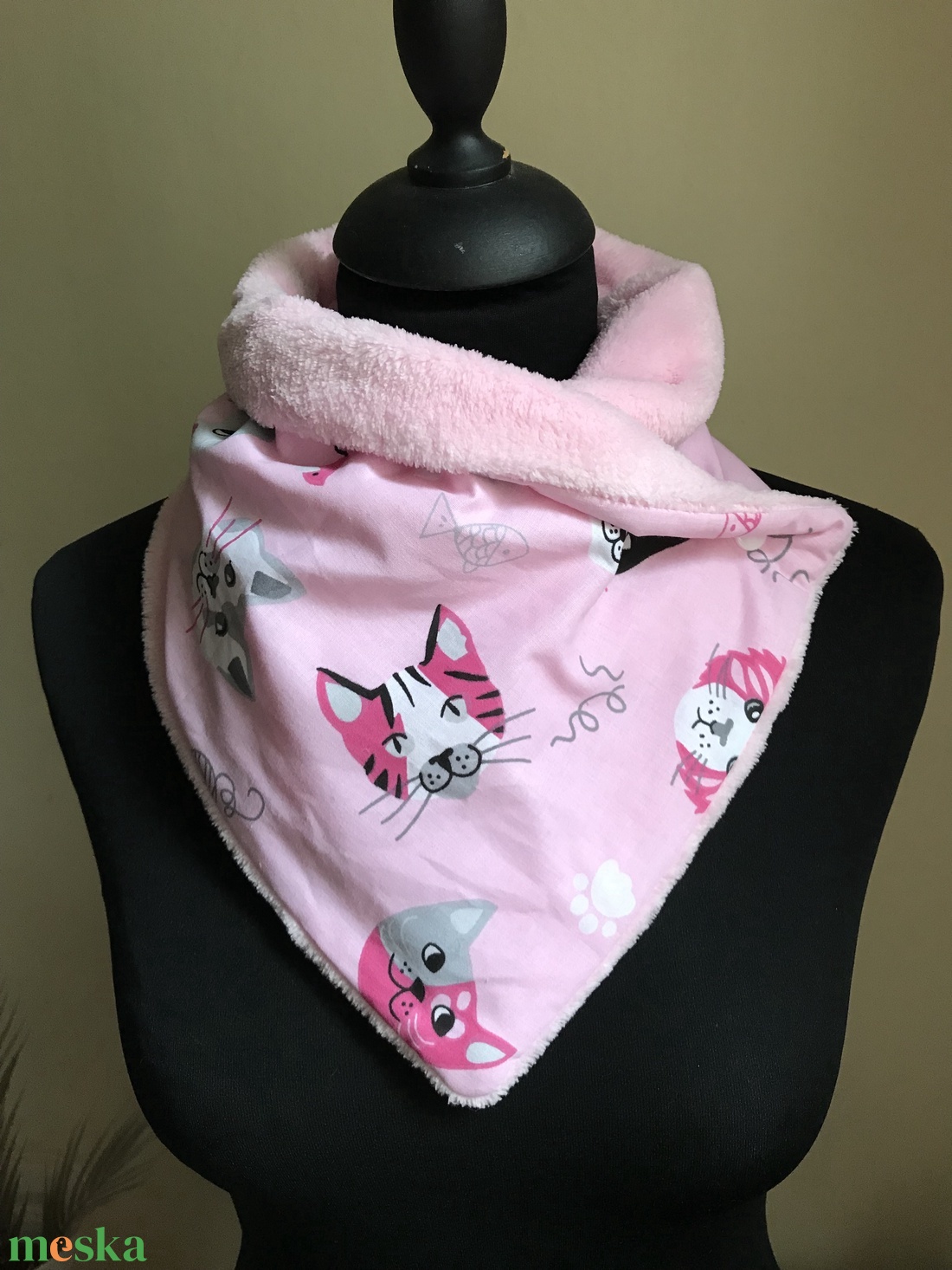  Cicás kislány meleg körsál, sál, gyerek sál - ruha & divat - sál, sapka, kendő - sál - Meska.hu