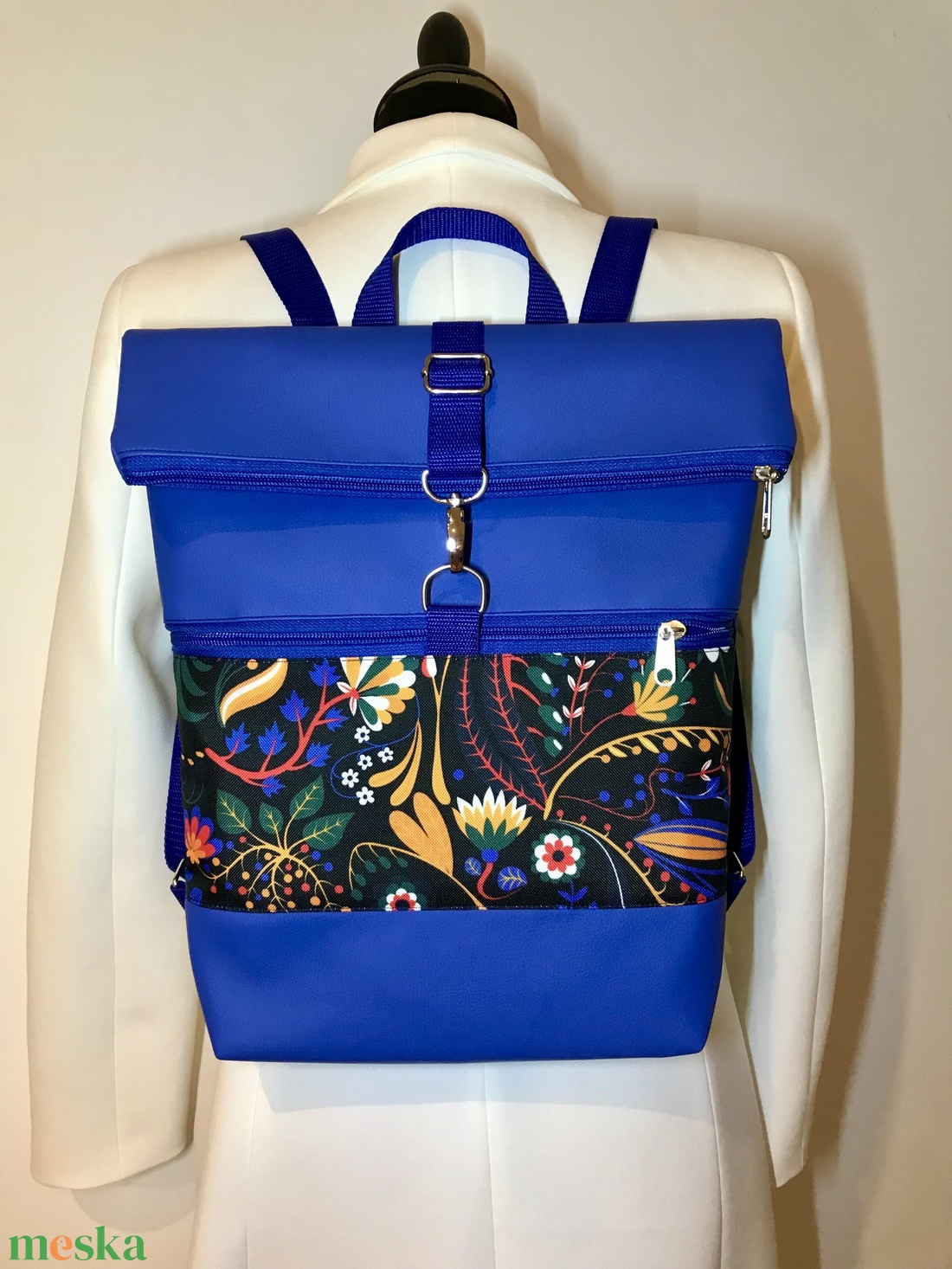 Népi motívumos-Vízálló-Hátizsák-Hátitáska - táska & tok - hátizsák - hátizsák - Meska.hu