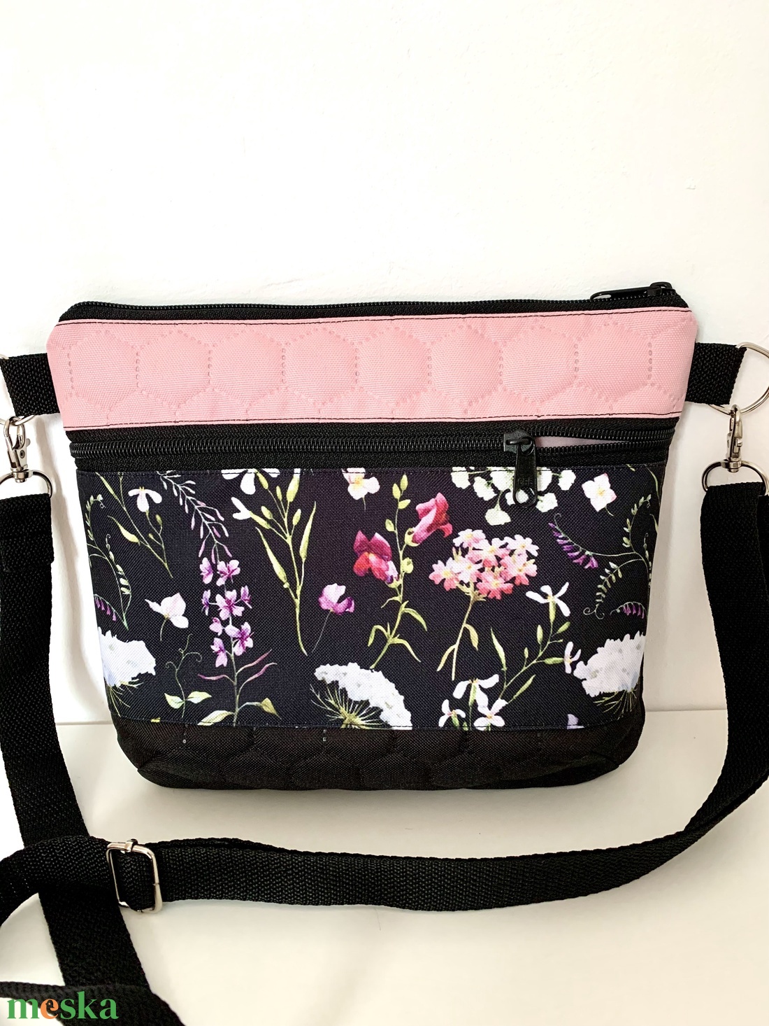 Tátika virág mintás crossbody - táska & tok - kézitáska & válltáska - vállon átvethető táska - Meska.hu Tátika virág mintás crossbody - táska & tok - kézitáska & válltáska - vállon átvethető táska - Meska.hu