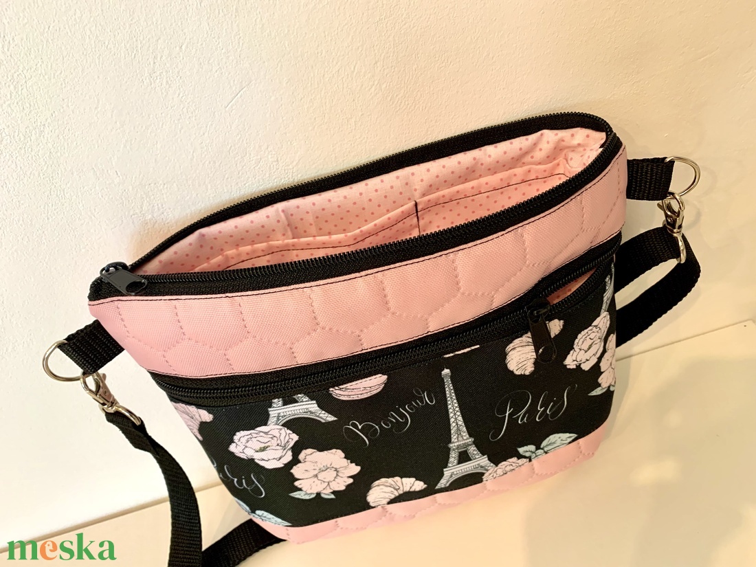 Készleten! Párizs, Eiffel torony mintás crossbody - táska & tok - kézitáska & válltáska - vállon átvethető táska - Meska.hu Készleten! Párizs, Eiffel torony mintás crossbody - táska & tok - kézitáska & válltáska - vállon átvethető táska - Meska.hu