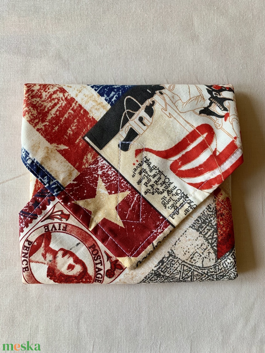 Kiárusítás!Fánk mintás textil újraszalvéta - tépőzáras újraszalvéta - vízhatlan újraszalvéta  - táska & tok - uzsonna- & ebéd tartó - szendvics csomagoló - Meska.hu