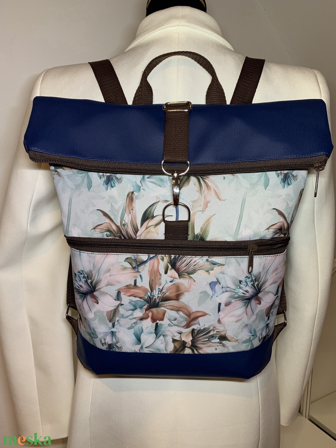 Hátizsák-Roll Top-Vízálló-Hátitáska  - táska & tok - hátizsák - hátizsák - Meska.hu