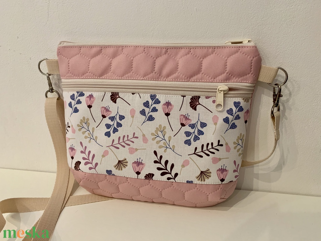 Szépséges ginkgo biloba levél mintás crossbody / válltáska/ keresztpántos táska/ oldaltáska - táska & tok - kézitáska & válltáska - vállon átvethető táska - Meska.hu