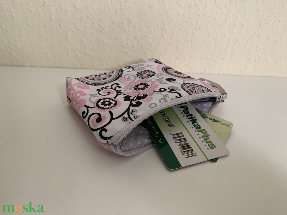 Mandala mintás kártyatartó, neszesszer, irattartó, pipere tároló, textil tároló - táska & tok - neszesszer - Meska.hu