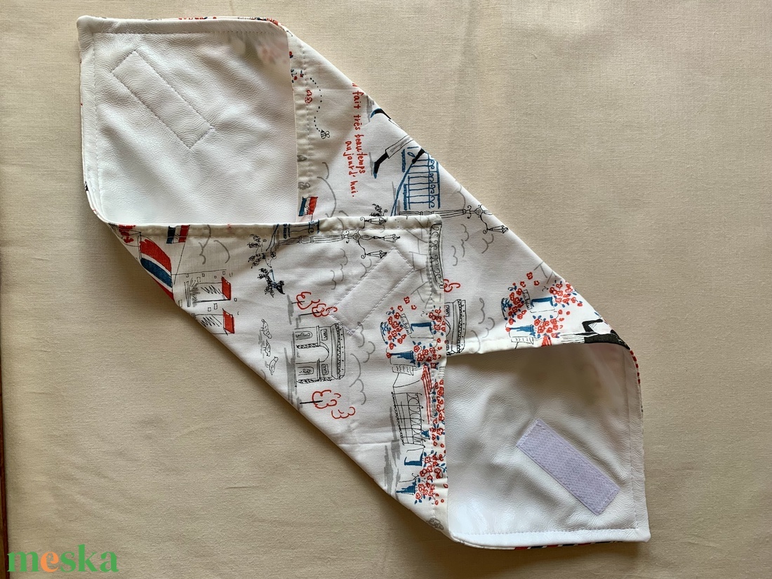 Pincér macskák mintás textil újraszalvéta - tépőzáras újraszalvéta - vízhatlan újraszalvéta - táska & tok - uzsonna- & ebéd tartó - szendvics csomagoló - Meska.hu