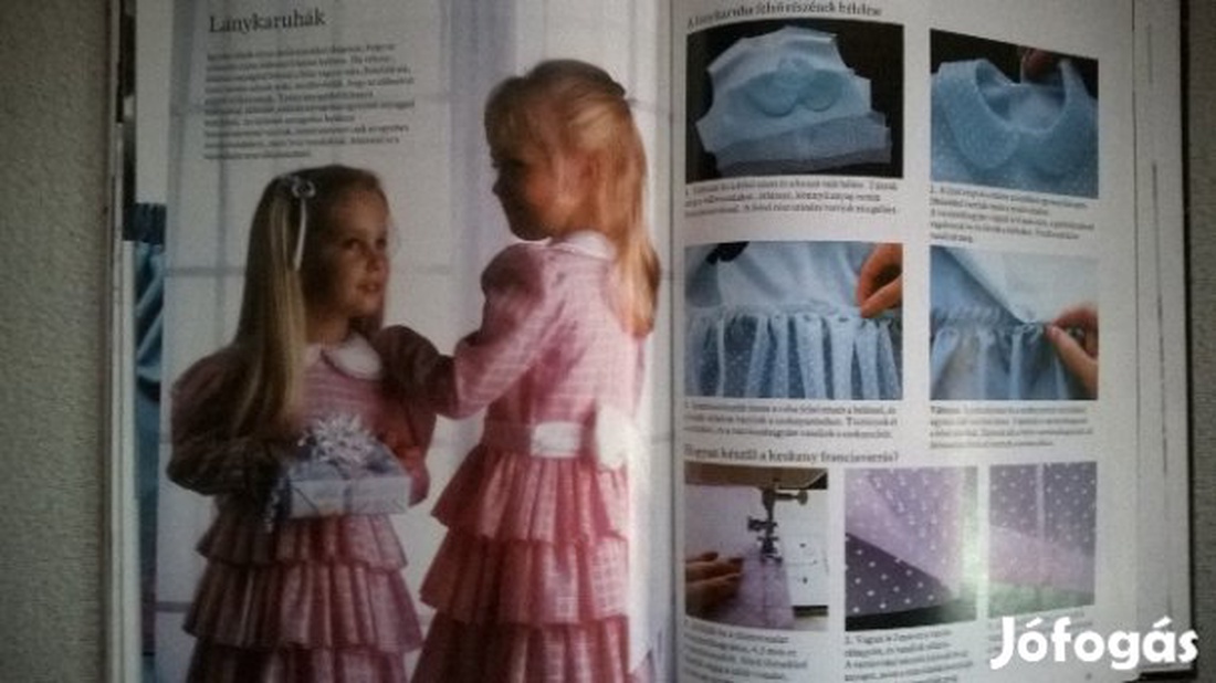 Gyerekruha varrás - ruha gyerek könyv minta leírás - kellékek & szerszámok - könyv, újság - használt könyv - Meska.hu