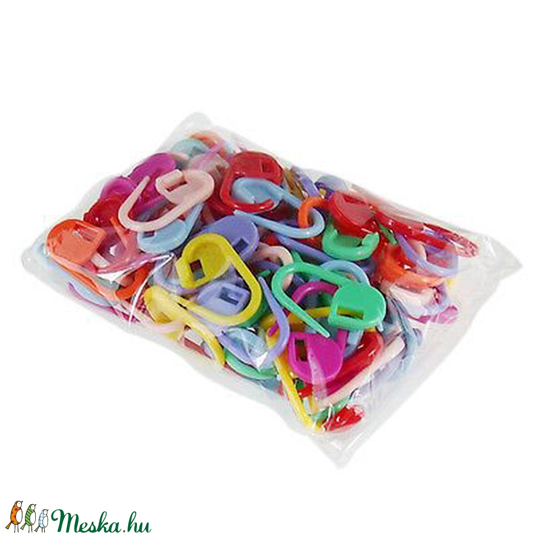 Szemjelölő kézi kötéshez - vegyes sznek 100 db - kellékek & szerszámok - szerszámok, eszközök - eszköz kötéshez, horgoláshoz - Meska.hu