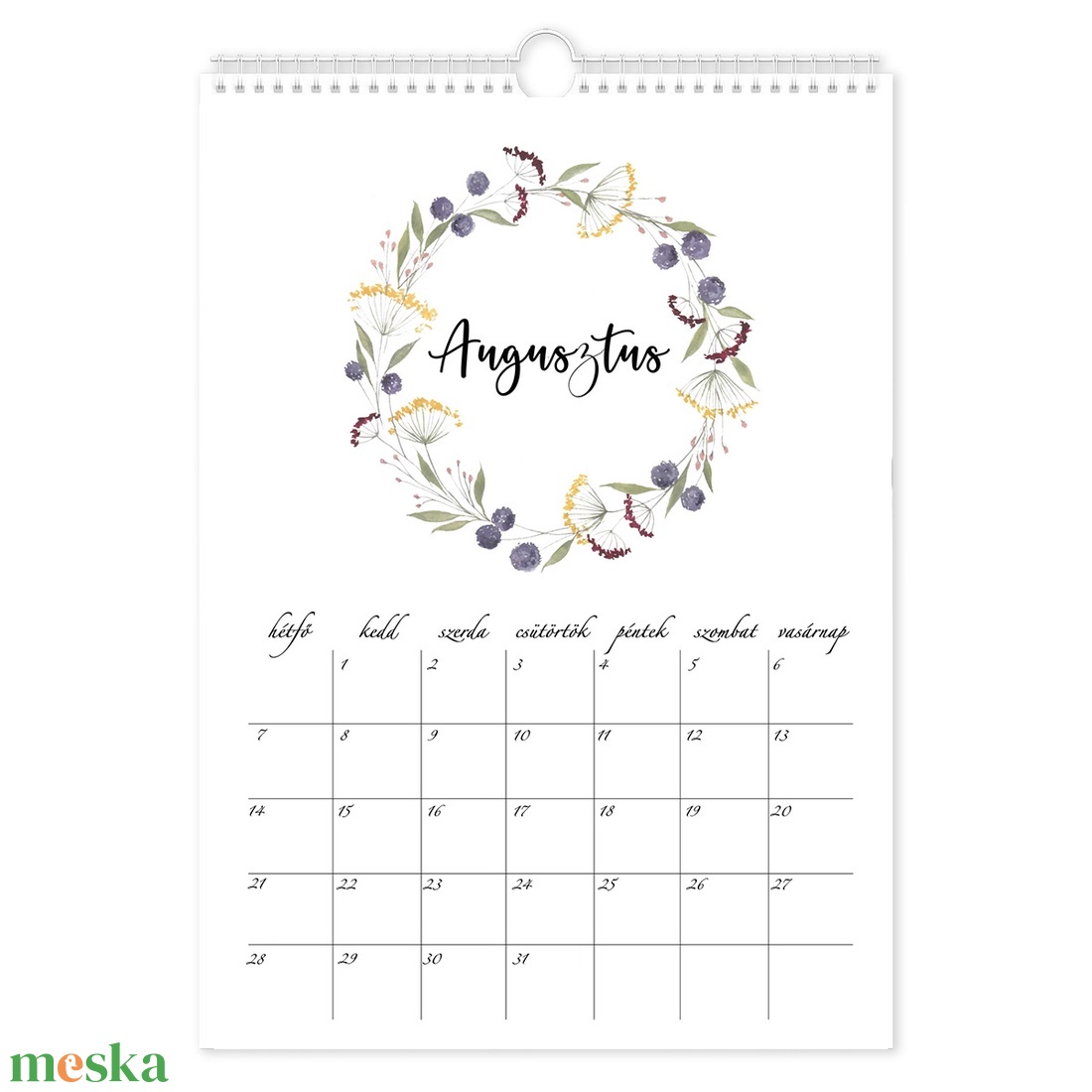 2023-as falinaptár - otthon & életmód - dekoráció - fali és függő dekoráció - falinaptár & öröknaptár - Meska.hu